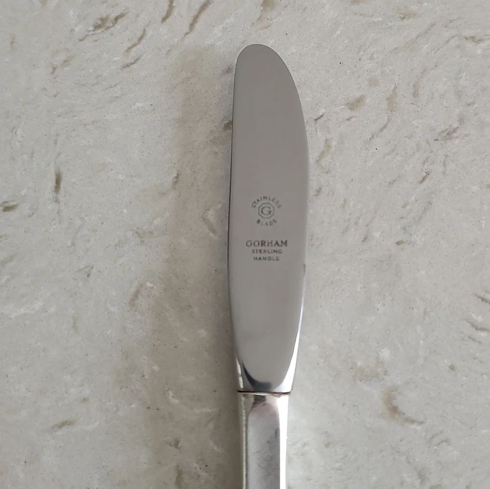 Gorham Gossamer Sterling Silver Butter Spreader Hollow Handle 7